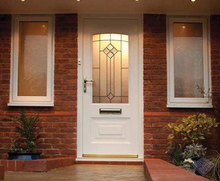 White Composite door